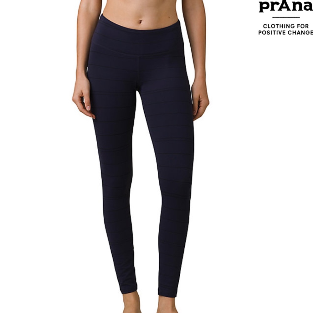 Prana Pillar Legging Nautical Stripe, NWT, Mid-rise waist‎ to ankle, S